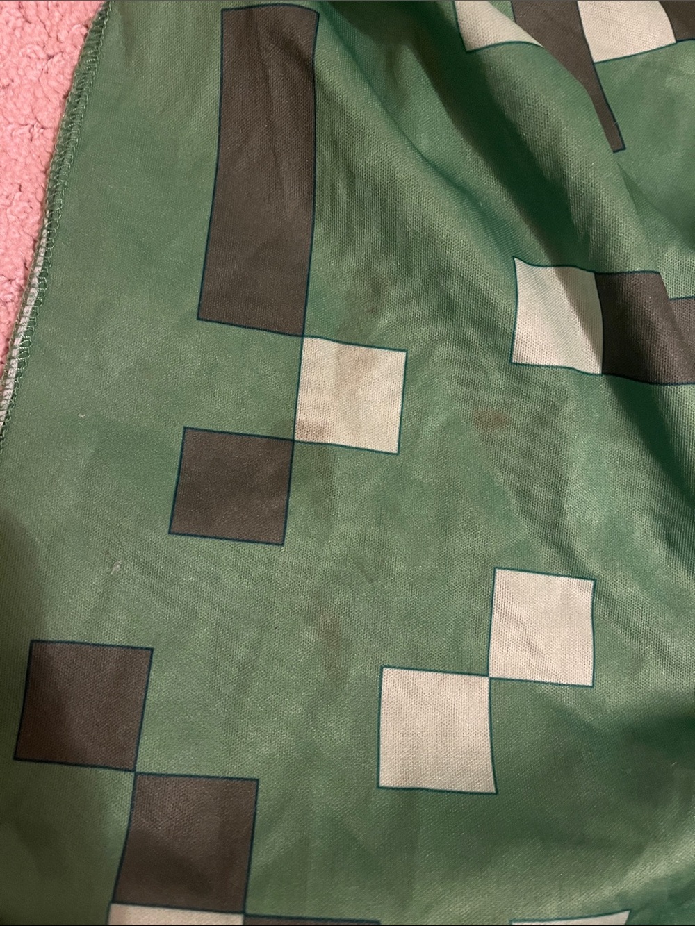 Minecraft creeper Halloween costume, size 10 large - Picture 5 of 5